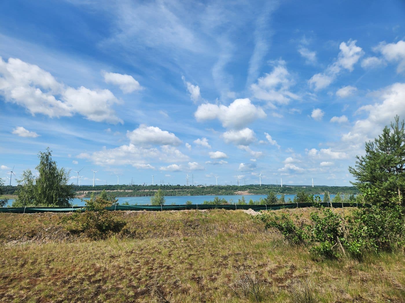 Tagebaurestloch Wulfersdorf, Böschungssanierung